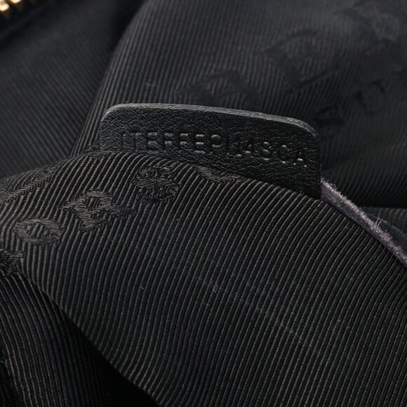 Burberry Prorsum Orchard Black Currant and Plum Suede Stripes Bag - Picture 13 of 16